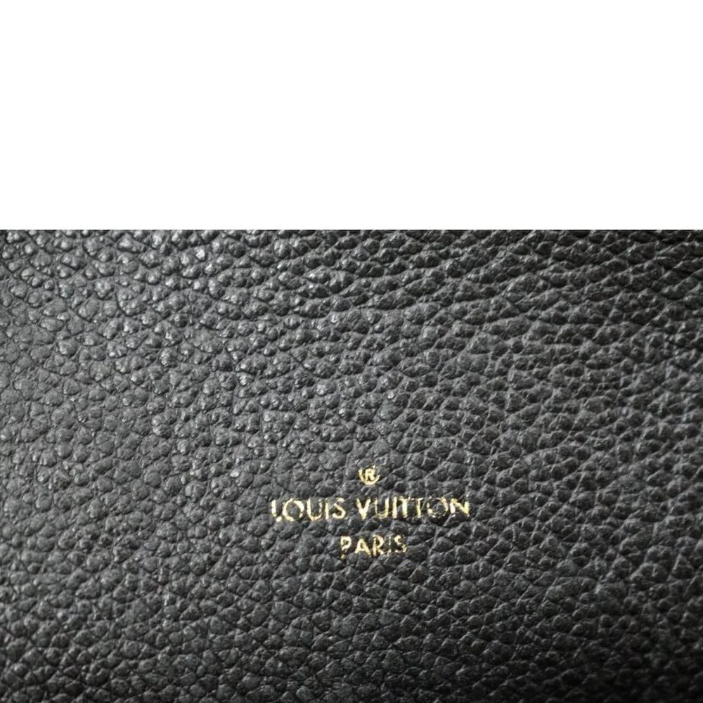 LOUIS VUITTON  Melie Empreinte Leather Hobo Shoulder Bag Black - Picture 11 of 12